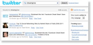 twitter search 54 Free Social Media Monitoring Tools [Update2012]