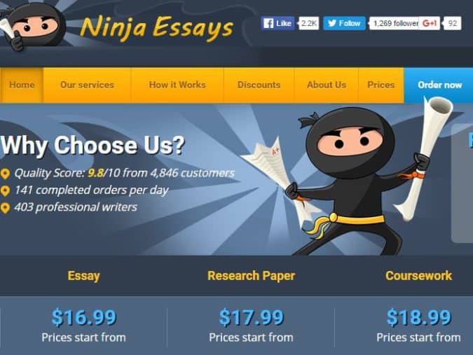 Sat ninja essay