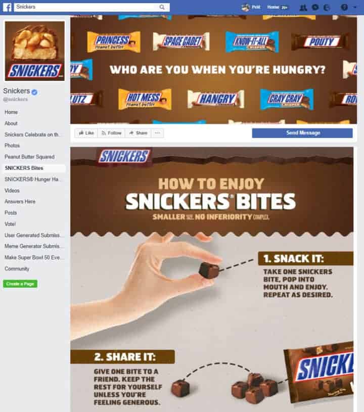 food-beverages-facebook-page-snickers