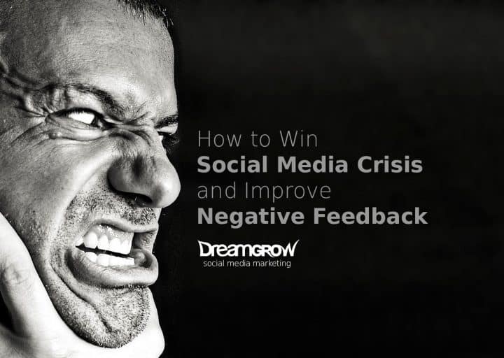 managing social media crisis and negative feedback