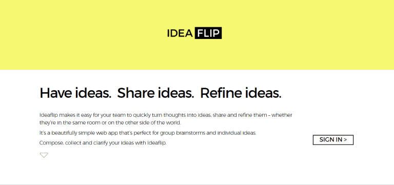 ideaflip content writing tools