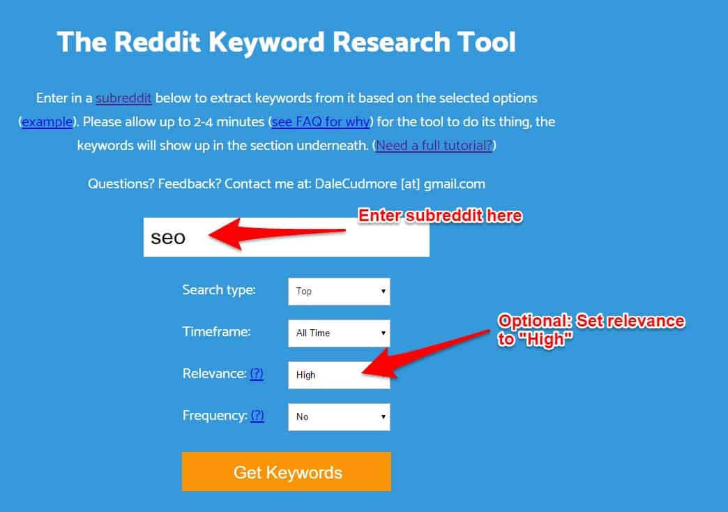 reddid tool keyworddit
