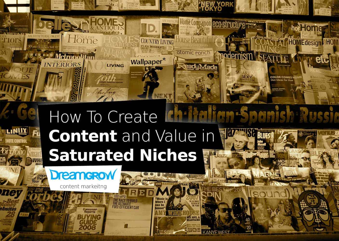 content in saturated niches