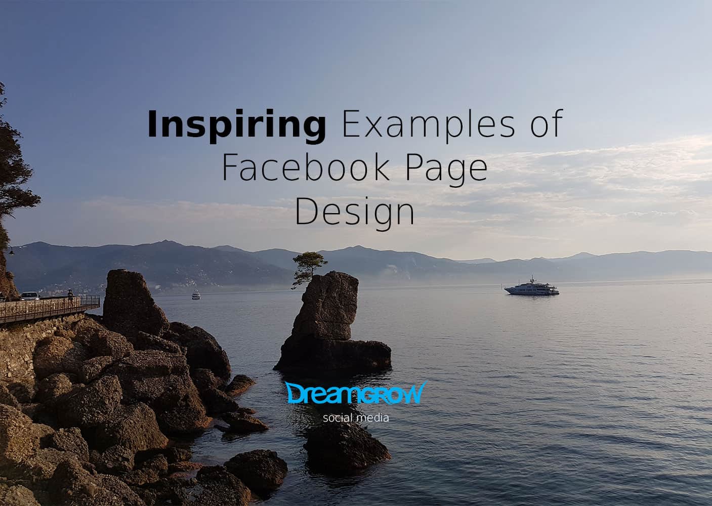 Facebook page design examples