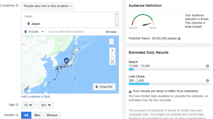 Facebook in Japan