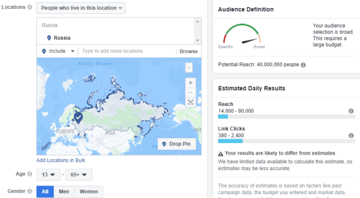Facebook in Russia