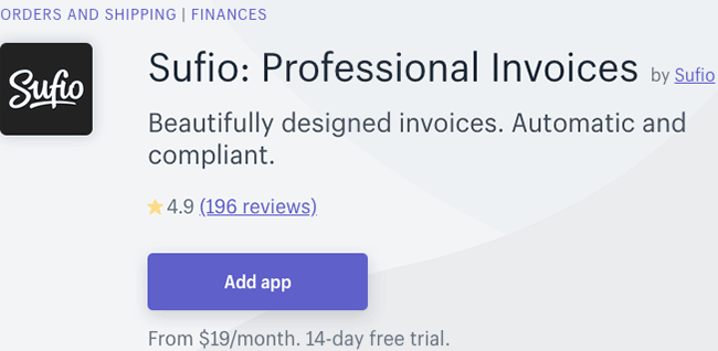 Best Invoice App - Sufio