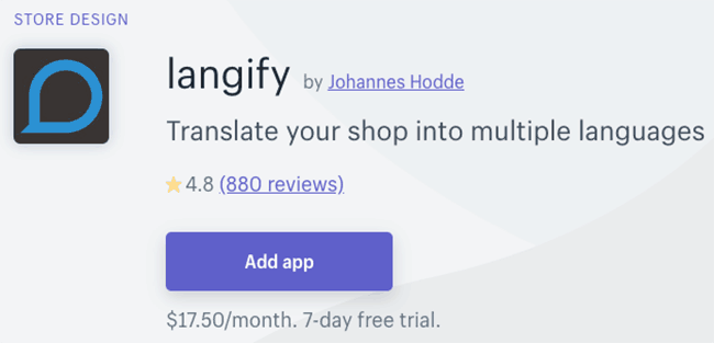 Best Translation App - Langify