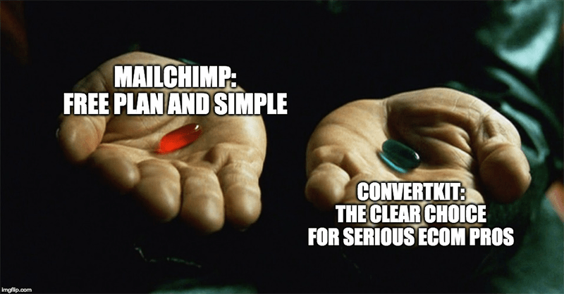 convertkit vs mailchimp comparison