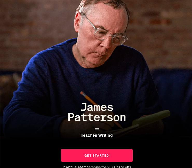 James Patterson masterclass review