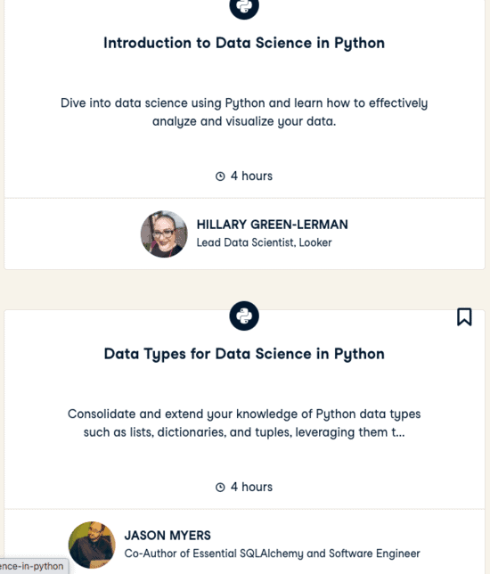 Data Science in Python