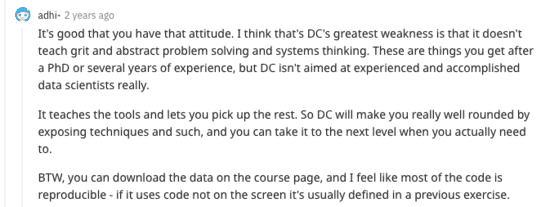 DataCamp's Review on DC Courses