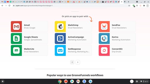 GrooveFunnels integrates Well With Other Apps