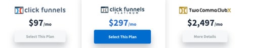 ClickFunnels's Pricing Plans