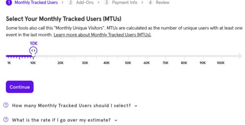 Mixpanel's Monthly Tracked Users