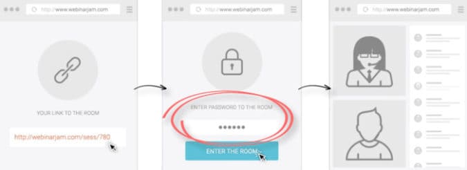 WebinarJam's Password Protection