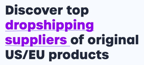 Discover top dropshipping suppliers of original US/EU products