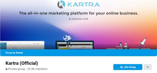 Kartra's Facebook Community