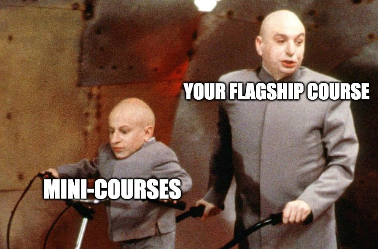 flagship courses vs mini courses