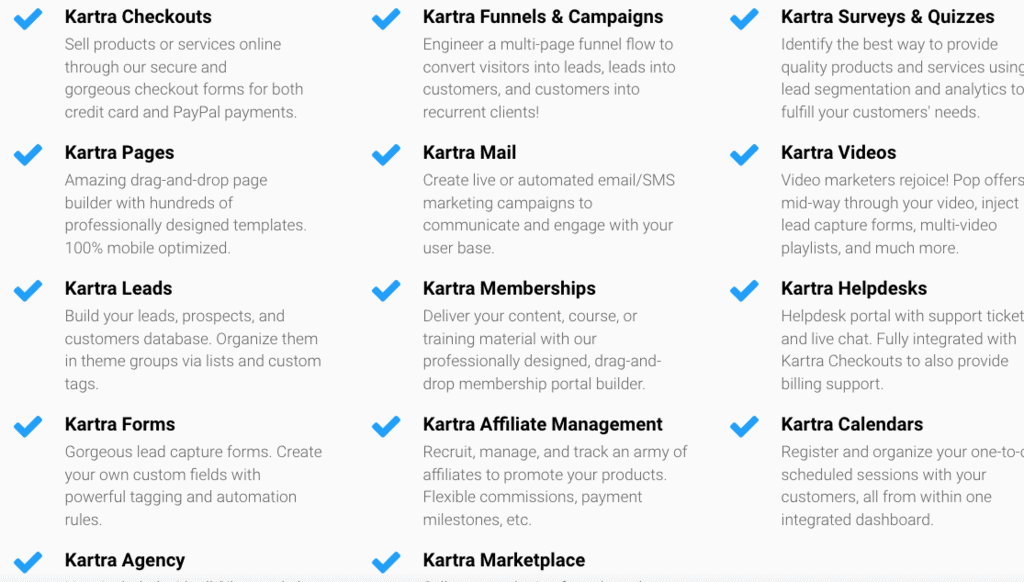 Kartra online course platform example three