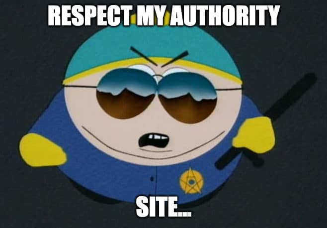 Authority sites lesson example one