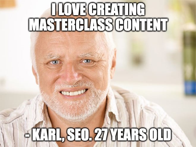Masterclass content creation example one
